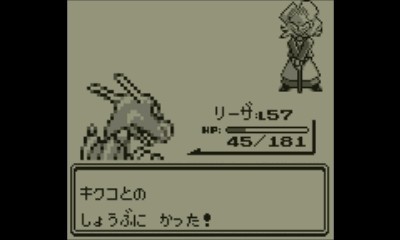 なるべく急いでポケモン初代 Vc版 赤版 リザードン単独クリア Pesq Pescmとか世界樹とかのブログ 大往生