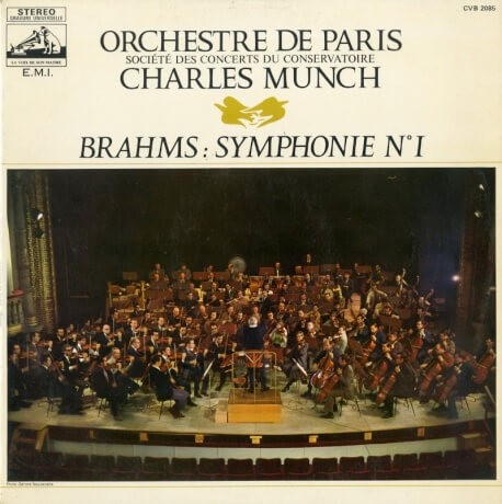 FR VSM CVB2085 シャルル・ミュンシュ パリ管弦楽団 ブラームス 交響曲