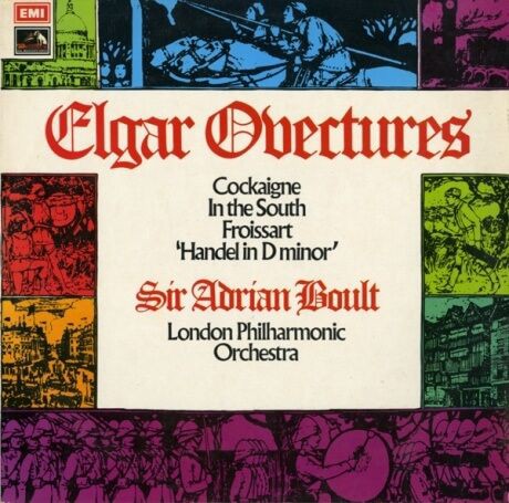 GB EMI ASD2822 サー・エイドリアン・ボールト ロンドン・フィルハーモニー管弦楽団 エルガー 序曲集 :  100年後でも聴いて楽しいアナログ名盤レコード