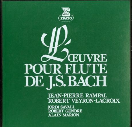 FR ERATO STU70820-2 ジャンu003dピエール・ランパル ロベール・ヴェイロンu003dラクロワ ヨハン・ゼバスチャン・バッハ フルート・ソナタ（全曲）  : 100年後でも聴いて楽しいアナログ名盤レコード
