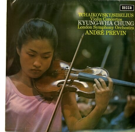 チョン・キョンファ
シベリウス
ヴァイオリン協奏曲
ライブ　2点セット NL DECCA D266D3 チョン・キョンファ FAVORITE CONCERTOS : 100