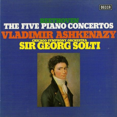 GB DECCA SXLG6594 ウラディーミル・アシュケナージ サー・ゲオルグ・ショルティ シカゴ交響楽団 ベートーヴェン ピアノ協奏曲全集 :  100年後でも聴いて楽しいアナログ名盤レコード