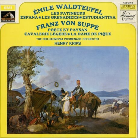 FR VSM CVD2163 ヘンリー・クリップス フィルハーモニア・プロムナード管弦楽団 ワルトトイフェル スッペ 序曲集 :  100年後でも聴いて楽しいアナログ名盤レコード