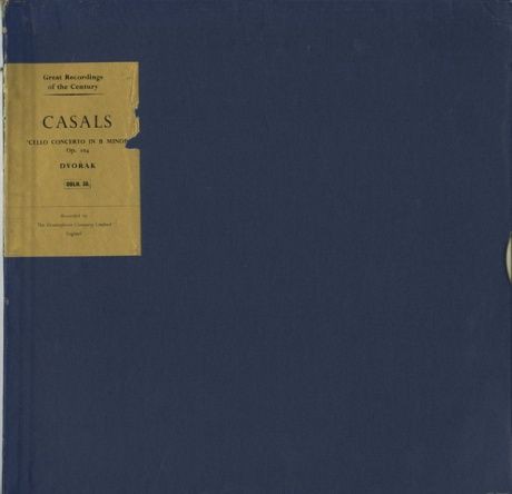 GB EMI COLH30 パブロ・カザルス ジョージ・セル チェコ・フィルハーモニー管弦楽団 ドヴォルザーク チェロ協奏曲 :  100年後でも聴いて楽しいアナログ名盤レコード
