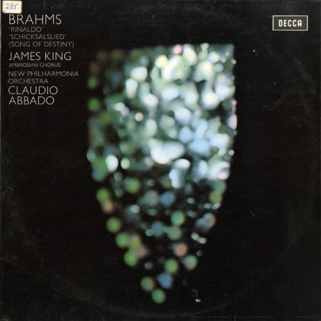 GB DECCA SXL6386 クラウディオ・アバド ジェームズ・キング ニュー・フィルハーモニア管弦楽団 アンブロジアンシンガーズ ブラームス  リナルド 運命の歌 : 100年後でも聴いて楽しいアナログ名盤レコード