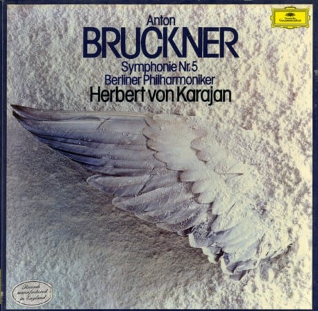 GB DGG 2707 101 ヘルベルト・フォン・カラヤン ベルリン・フィルハーモニー管弦楽団 ブルックナー 交響曲5番変ロ長調 :  100年後でも聴いて楽しいアナログ名盤レコード