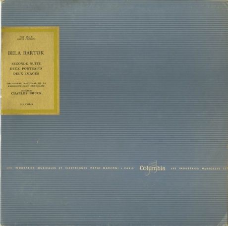 FR COLUMBIA FCX552 シャルル・ブリュック フランス国立管 バルトーク・小管弦楽のための組曲第２番、２つの肖像、２つの映像 :  100年後でも聴いて楽しいアナログ名盤レコード