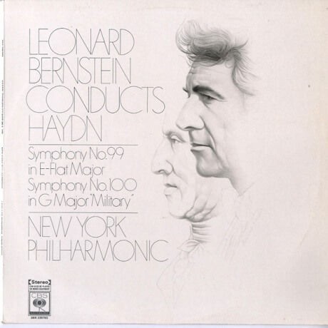 US CBS SBR235793 レナード・バーンスタイン ニューヨーク・フィルハーモニック ハイドン 交響曲99＆100番「軍隊」 :  100年後でも聴いて楽しいアナログ名盤レコード