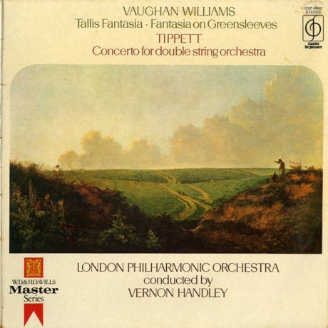 GB EMI CFP40068 ヴァーノン・ハンドリー ロンドン・フィル ヴォーン＝ウィリアムズ「トマス・タリスの主題による幻想曲」、ティペット「二重弦楽合奏のための協奏曲」  : 100年後でも聴いて楽しいアナログ名盤レコード