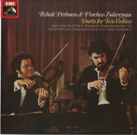 GB EMI ASD3430 イツァーク・パールマン ピンカス・ズーカーマン Duets for Violins ２つのヴァイオリンのための二重奏集  : 100年後でも聴いて楽しいアナログ名盤レコード