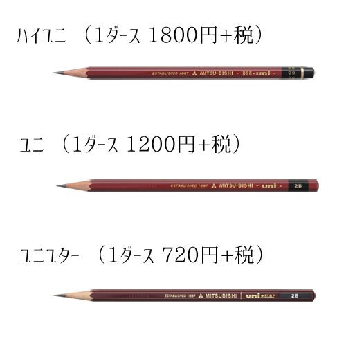 三菱鉛筆 ハイユニ あまるんのお絵描きblog