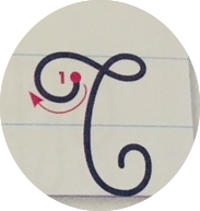アルファベの書き方 筆記体 大文字のtとp Amenoga Blog