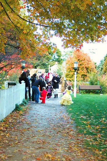 街中お化けなハロウィン村 アメリカごはん2 田舎町での素敵な生活