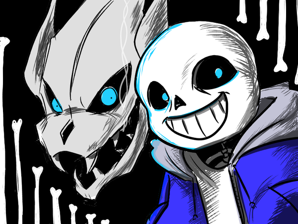 絵 Undertale サンズ描いてみた あみあきひこ漫画描きブログ