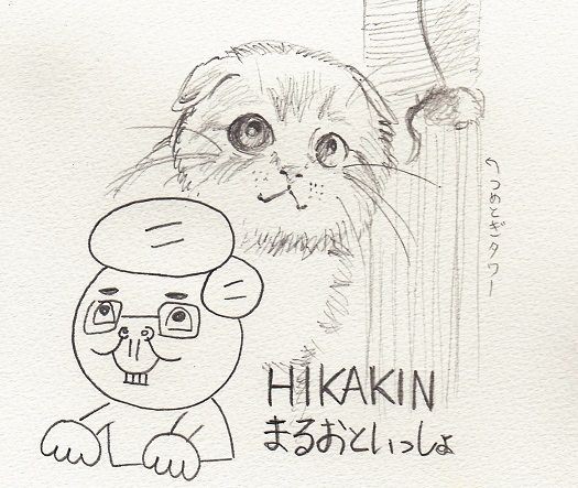 絵描き歌で描いたヒカキンさんコンテスト かいてきました あみあきひこ漫画描きブログ
