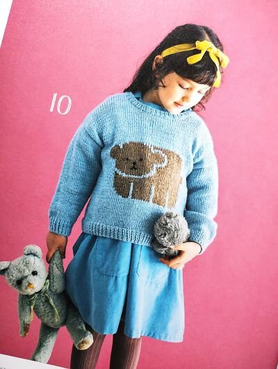日本文芸社発刊「男の子にも女の子にも編みたい 手編みの子ども