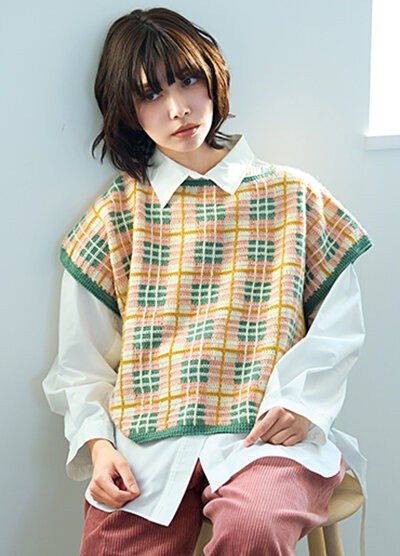 ama♡生地選択ページ④ アイアムオリーブ10月号〜カラフルニット特集〜 : ハマナカが運営する