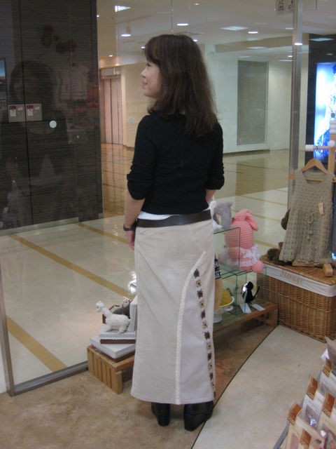 コーデュロイパンツをリメイク☆ : ハマナカが運営する、手編みと手芸