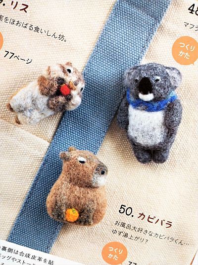 Amazon | VILLFUL 24個 小さな蜂を感じた 羊毛フェルトミツバチ