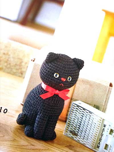 あみぐるみ牧場著「ほのぼのかわいい十猫十色のあみぐるみ」ブック