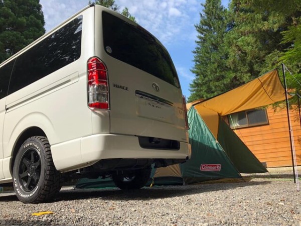 ハイエース女子こと カズキオートあんな号は キャンプ場初デビューしたようです カズキオートスタッフブログ