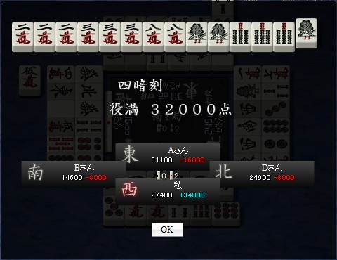 四暗刻とか だいたいアニメかネト麻の話