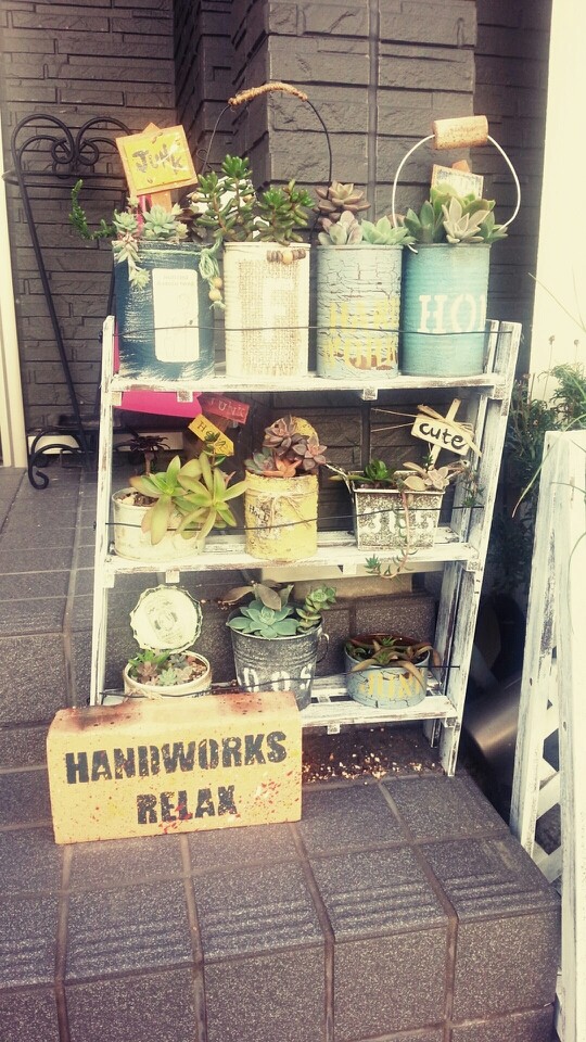 すのこと不要品で多肉棚作成 Handworks Relax Anさんのdiy リメイク 日々のこと Powered By ライブドアブログ