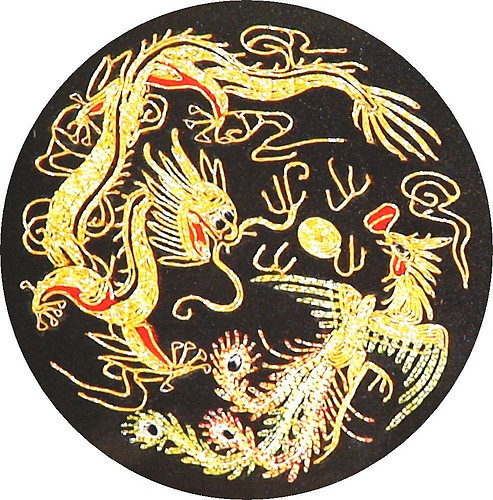 蘇州刺繍 四神額 蘇州刺繍アート 四神 蘇州刺繍 四神額