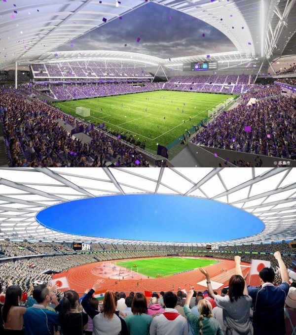 名古屋グランパス スタジアム問題 建替え中の瑞穂陸上競技場と広島新スタジアムのイメージパースを比較 Jとfの歩き方
