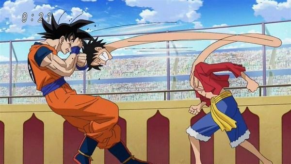 ワンピース ルフィ Vs ドラゴンボール 悟空が天下一武道会で戦ったらどっちが勝つ ねいろ速報さん