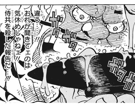 ワンピース オロチ おれが聞きてぇのは侍共を殺した報告だ ねいろ速報さん