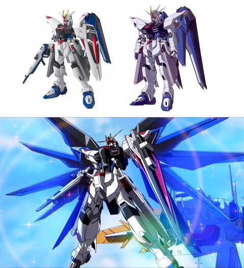画素 フリーダムガンダム フィギュアとアニメ ねいろ速報さん
