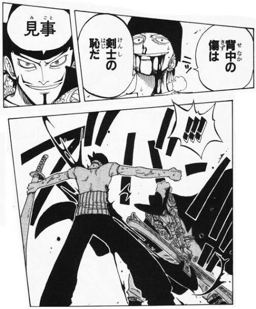 ゾロ 背中の傷は恥だ 花山薫 ねいろ速報さん