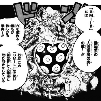 画像 ワンピースの人造悪魔の実 スマイル 名前の由来が判明する ねいろ速報さん 画像 ワンピースの人造悪魔の実 スマイル 名前の由来が判明する ねいろ速報さん