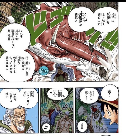 ワンピース シルバーズ レイリー 空島では見聞色の覇気を心綱 マントラ と呼ぶ 海賊王に俺はなる ルフィの冒険 One Piece
