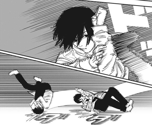 チェンソーマン 蛸と吉田ヒロフミ - しきのイラスト - pxv | イラスト