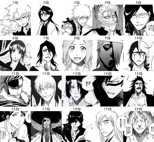 Bleach 人気投票 画像 ねいろ速報さん