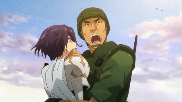 Gate ゲート 自衛隊 彼の地にて 斯く戦えり 第23話 空挺降下 キャプ付感想 アニメキャプチャ情報局