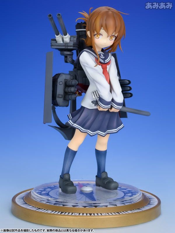 美少女系フィギュア 艦隊これくしょん 艦これ 電 1 7 完成品フィギュア Pulchra プルクラ ０２月予約 電の本気を見るのです 美少女系フィギュア速報