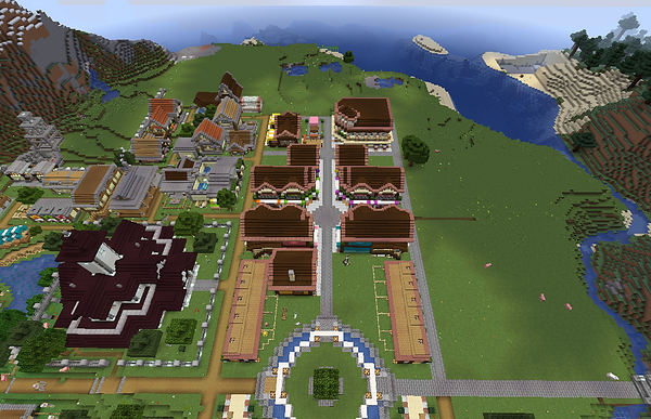 サーカステントを建築 あんずのマイクラ王国建設記