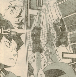 ハイキュー 第255話 見つける 漫画やアニメのネタバレ