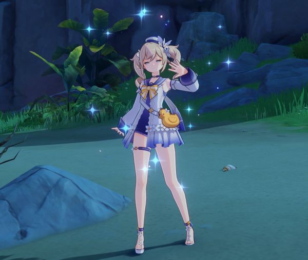 原神 バーバラの水着風衣装をゲット : 穴からうどん・ゲーム日記