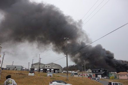 今日 岡崎で火事に遭遇 元トヨタマンの目