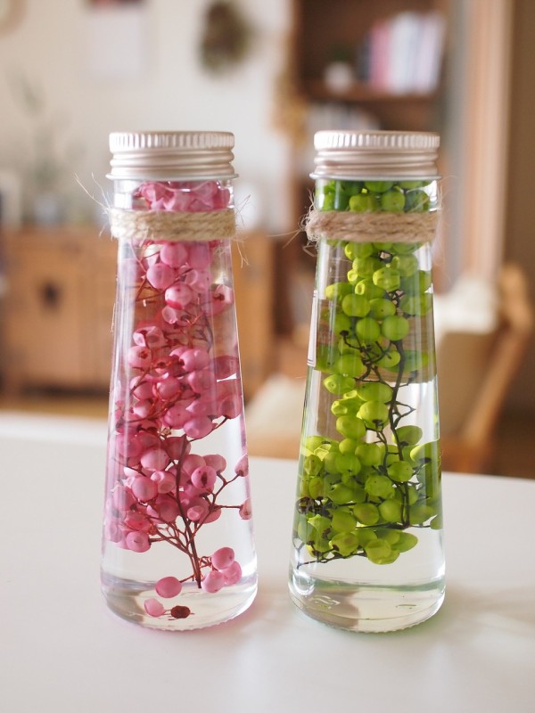 ペッパーベリーのミニハーバリウム。 : 気まぐれキッチン andante 