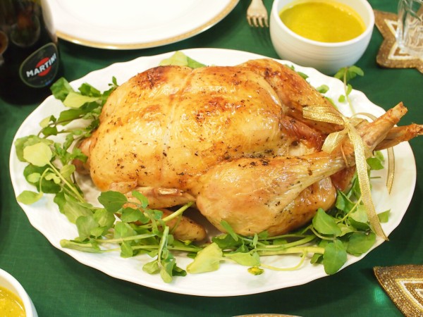 実家伝統の味 クリスマスのレバースタッフ入り丸鶏ローストチキン 詳細レシピ付 気まぐれキッチン Andante