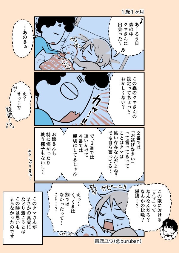 森のくまさん１ 鹿ログ
