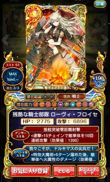 残酷な騎士部隊 ローヴィ フロイセ 使用感 まぬーの趣味日記 黒猫のウィズ