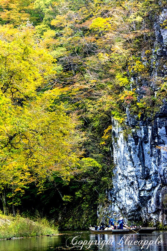猊鼻渓 げいびけい 岩手県 の紅葉 Blue Appleのblog