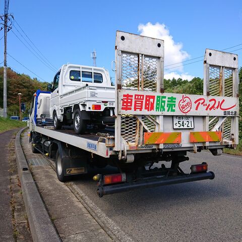 積載車での納車 中古車情報 アップル盛岡盛南店 盛岡北店