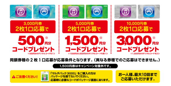 Itunes Cardセール 割引情報 ヨドバシカメラ ビックカメラ ソフマップ コジマ ケーズデンのitunesデジタルコード最大15 増額キャンペーン 13年12月15日 日 まで Apple Brothers Loves Mac